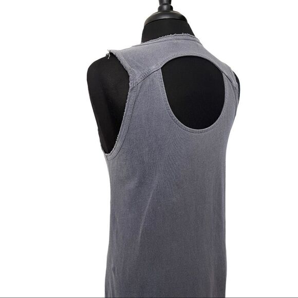 N: Philanthrophy Gray Lori Twist Hem Tank Dress S - Picture 10 of 14